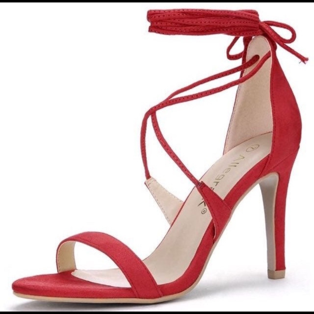 Lace Up Heels Size 10